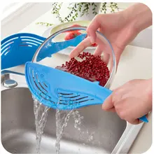 3 шт. в форме Кита пластиковая промывка риса сито креативный Герметичный тип ручки фильтр для воды пищевой фильтр для кухни рисовых бобов арахиса