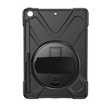 

Tablet Case, 360 Rotatable Protective Cover for Tablet Computer with Hand Strap, for Ipad 9.7 2018 / 2017