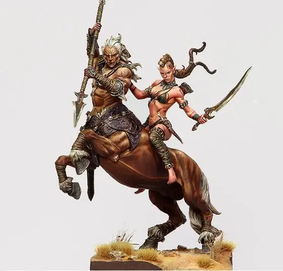 1/24 сборный Набор фигурок из смолы Warrior | Игрушки и хобби