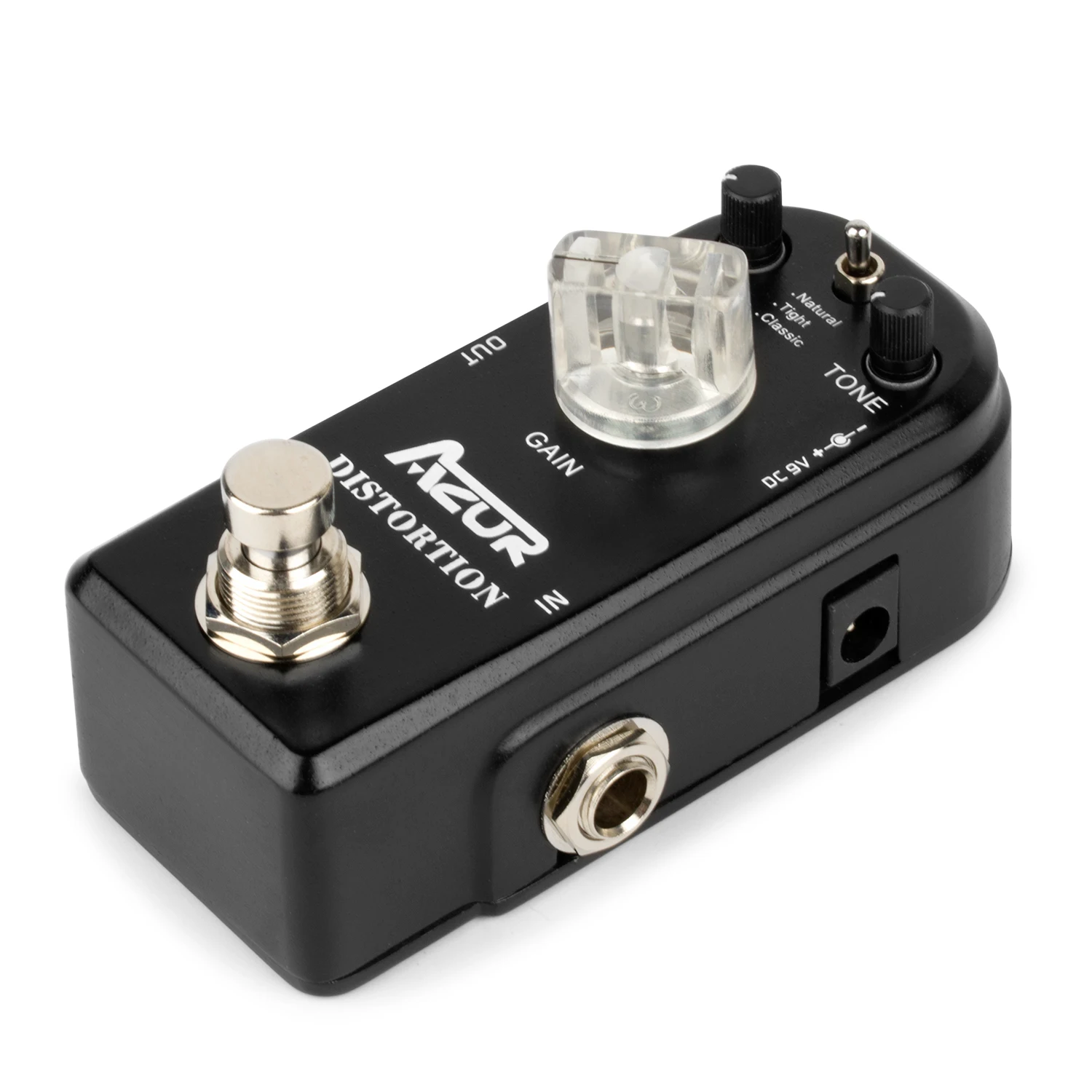 AP-306 педаль искажений Мини-Гитара педаль эффектов алюминиевый сплав True Bypass гитары искажения педали Аксессуары для гитары