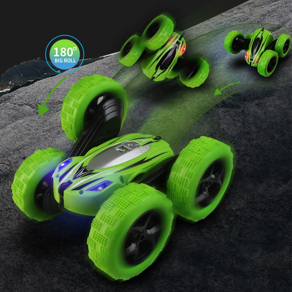 

Kid Rc Stunt Cars Toys high Speed Double Side 3d Flip Remote Control Drift Deformation Buggy Crawler Roll Cars Toys For Boys