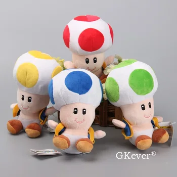

Mario ​Mushroom Toad plush doll toys stuffed animals toys 18cm Children Christmas Birthday Gift