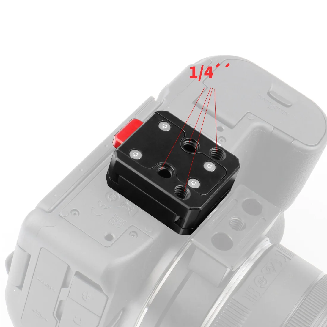 Universal Portable V Port Battery Mount QR Board Quick Release Plate DSLR Camera Stabilizer