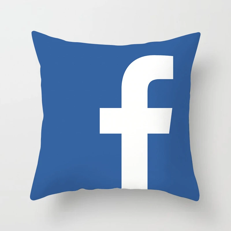 Новое приложение бренд Facebook Youtube Чехлы для подушек домашний декор Snapchat Instagram подушки Свадебные Рождественские украшения наволочки