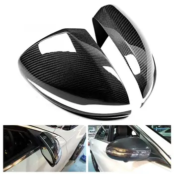 

Carbon Fiber Side Rear Mirror Cover Housing Cap Fits for Mercedes Benz W213 E-Class Sedan 2017 2018 2019