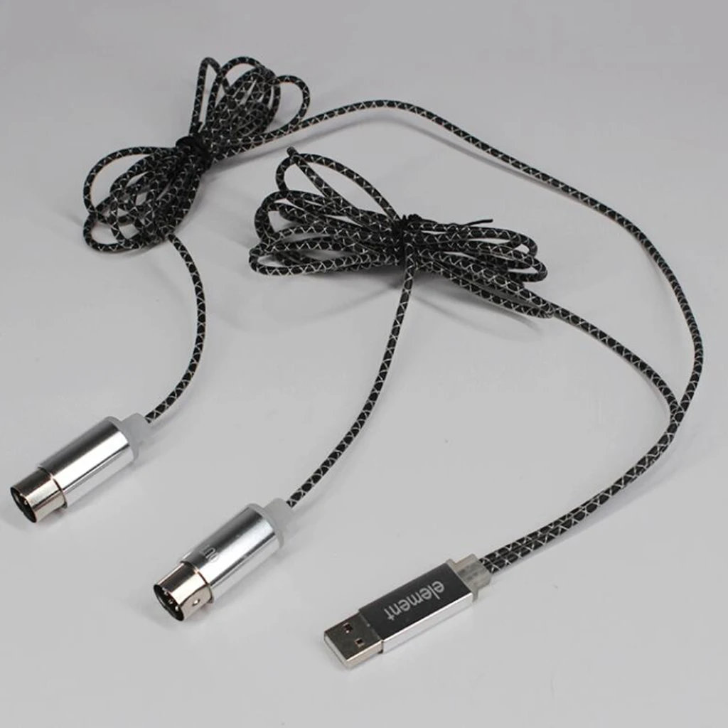Электрический пианино клавиатура MIDI к USB соединительный кабель провод 180 см/5.9ft
