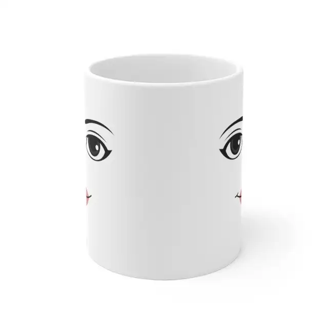 Fonhark - Funny Gamer Mug Set, MAN FACE Mug, WOMAN Face