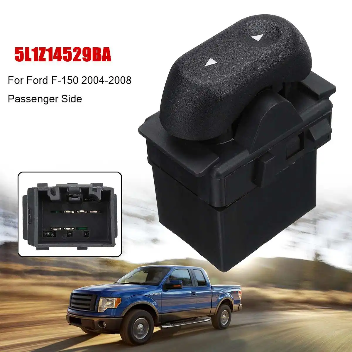 Car Electric Power Window Control Switch Passenger Side For Ford F150 2004 2005 2006 2007 2008 5l1z14529ba 5l1z 14529 Ba Car Switches Relays Aliexpress