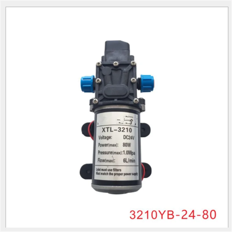 Hot Selling High Quality Fast Delivery DC12V DC24V 80W 6L/Min 1Mpa Water High Pressure Diaphragm Self Priming Pump
