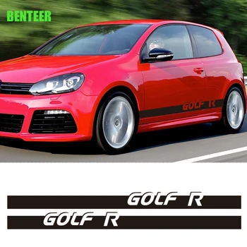 

2pcs 1lot MK4 MK5 MK6 MK7 Car body sticker for volkswagen golf 6 golf 7 golfr golf 5 golf4