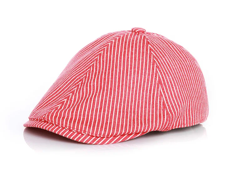 Полосатая Детская кепка s из хлопка для мальчиков и девочек; берет; шапка для малышей; солнцезащитная Кепка