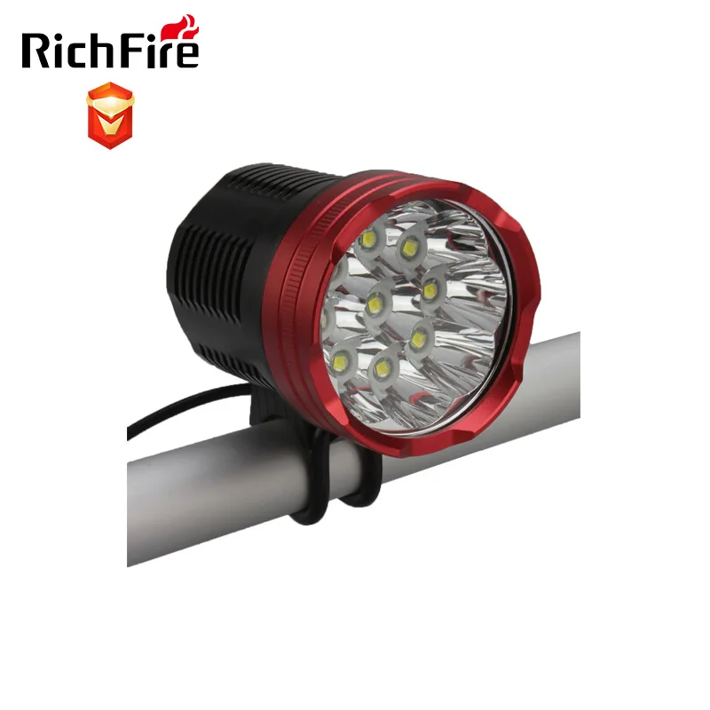

Richfire Outdoor 9 * T6 Ultra-strength Everbright Power Bicycle Light LED Charging Long Shots 5 Files Riding Lights