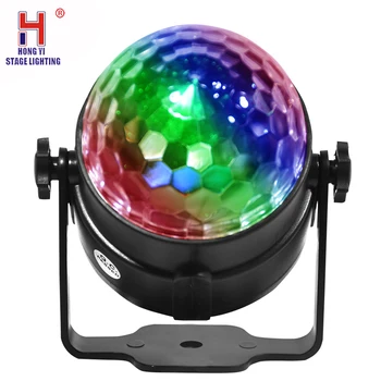 

Disco ball led mini Voice Activated crystal magic ball led stage ball projector party lights flash dj lights for home bar