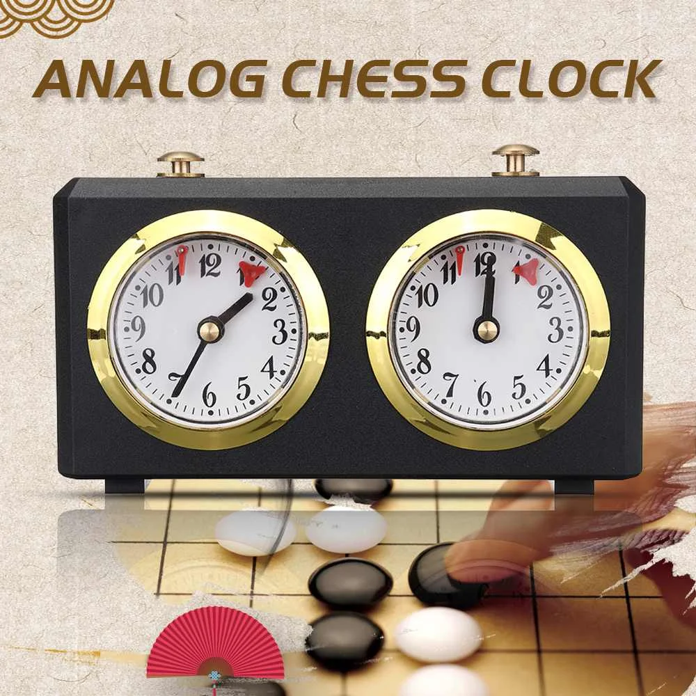 

Professional LEAP DT05ah Analog Chess Clock For Chess/I-GO Count Up Down Alarm Timer for Game Competition Metal
