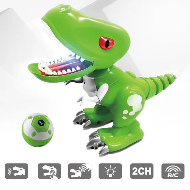 RC Dinosaur Robot Toys Gesture Sensor Interactive Remote Control Robotic Spary Dinosaur Smart Electronic New Toys