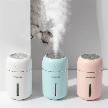 

Portable 300ml Humidifier USB Ultrasonic Dazzle Cup Aroma Diffuser Cool Mist Maker Air Humidifier Purifier with Romantic Light