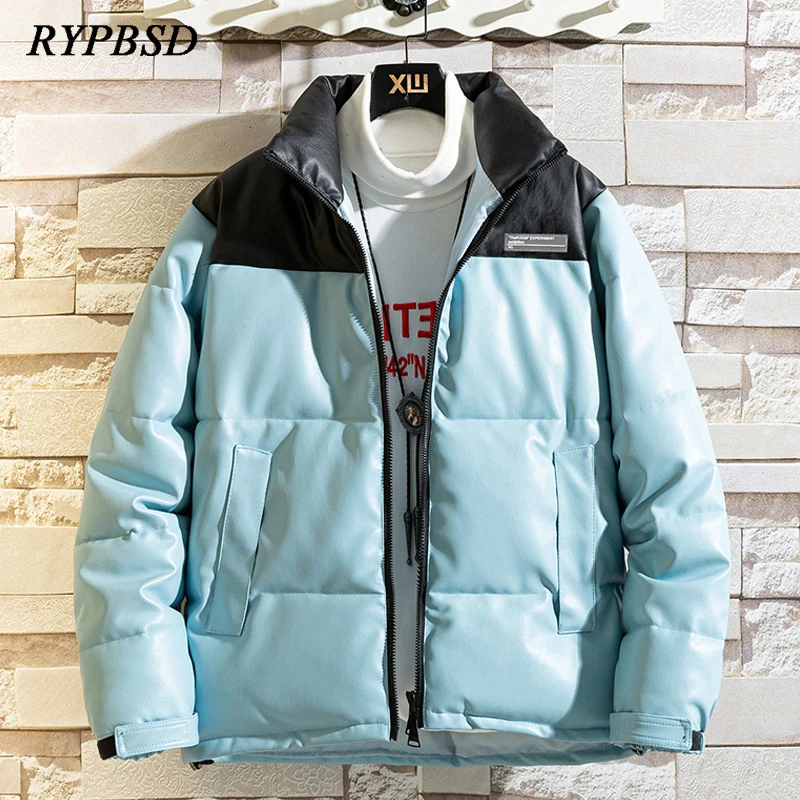 Winter Puffer Jacket Men Brand Fashion Parkas Bubble Coats Warm Stand