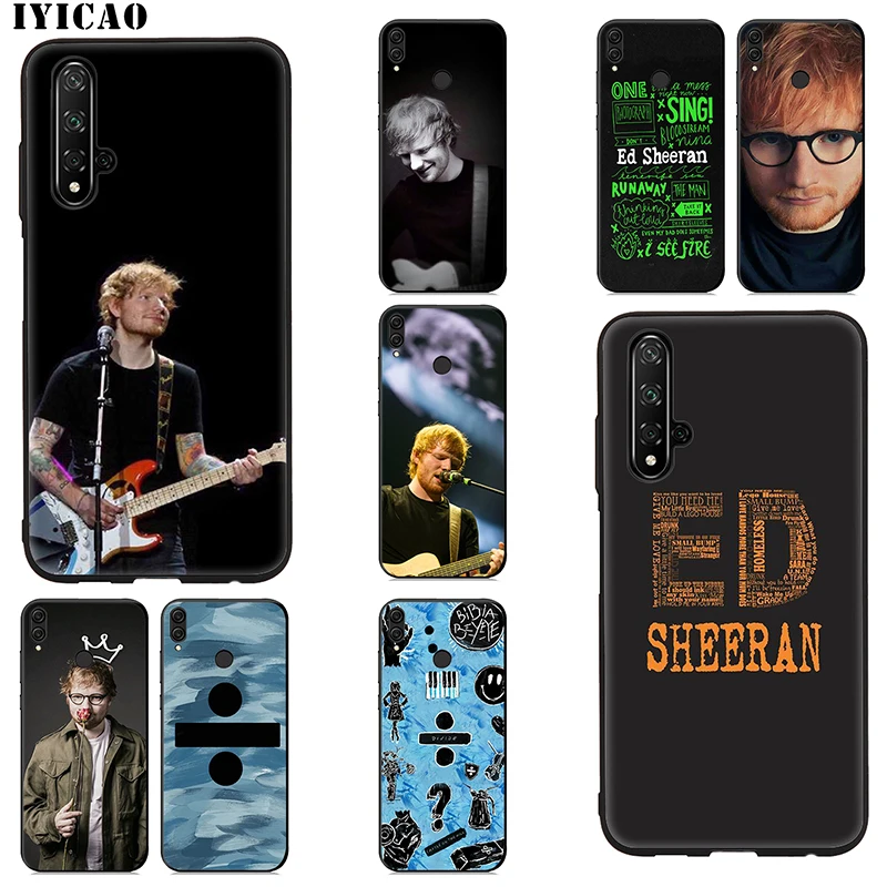 IYICAO Ed Sheeran Singer мягкий чехол для huawei Honor 20 10 9 9X 8X 8C 7X 7C 7A 6A Lite Pro View Note силиконовый |