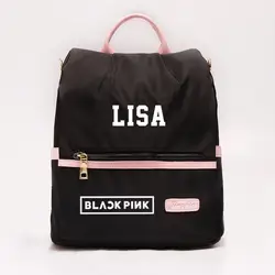 Черный Розовый сопутствующие товары школьная сумка Новый стиль корейский стиль рюкзак оксфордская сумка через плечо дорожная сумка