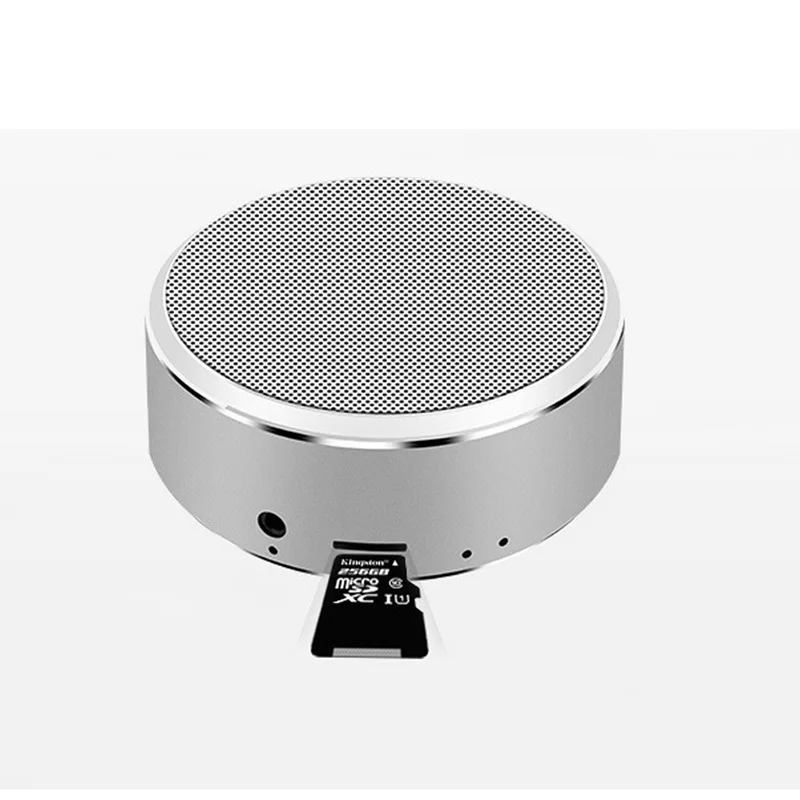 OPQ- A8 карта вставки Bluetooth динамик портативный мини сабвуфер беспроводной динамик серебристый