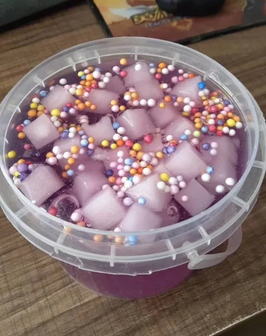 Slime Additives Supplies Simulation Jelly Cube Sponges Slices add-ons DIY Sprinkles for Fluffy Clear Slime Clay 2pcs slime kit fluffy slime