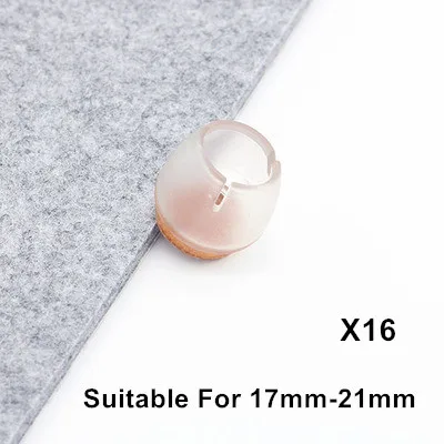 16Pcs 3 Size Chair Leg Caps Table Leg Protector Covers Silicone Furniture Table Leg Pads Round Bottom Circle for Chair Round Cap M