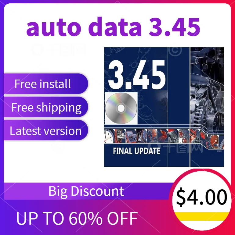 Последняя версия 2014 2021 auto data3.45 Лидер продаж программное обеспечение Auto data 3 45