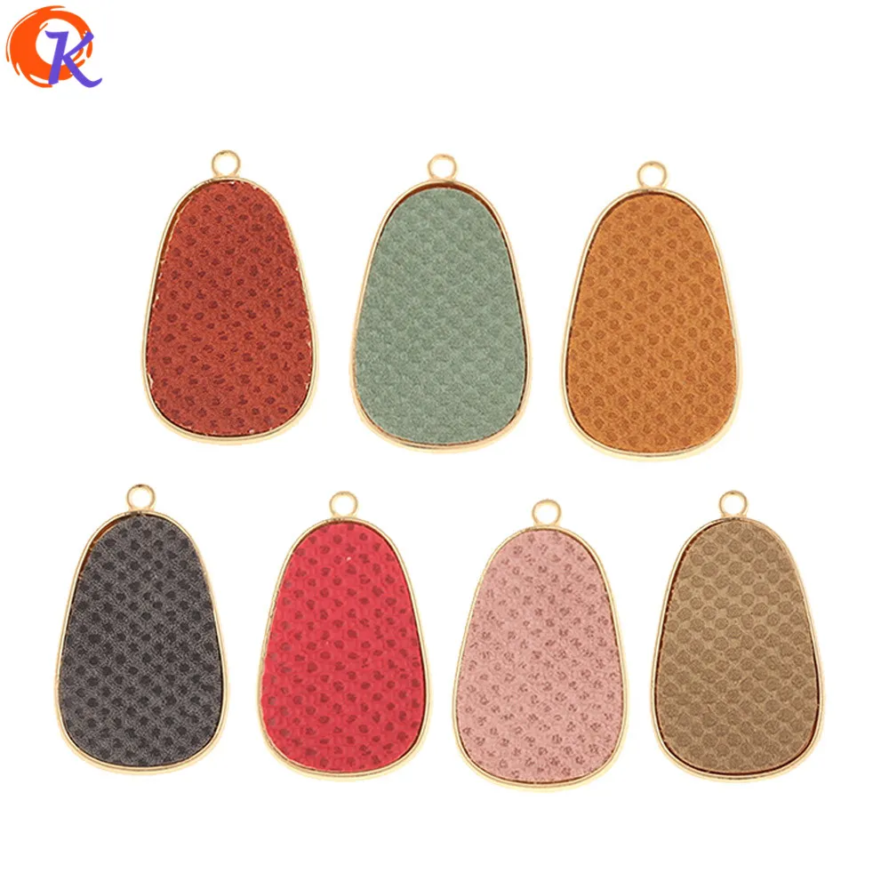 

Cordial Design 70Pcs 21*35MM Jewelry Accessories/Charms/Hand Made/Leather Effect/Drop Shape/Pendant/DIY Making/Earring Findings