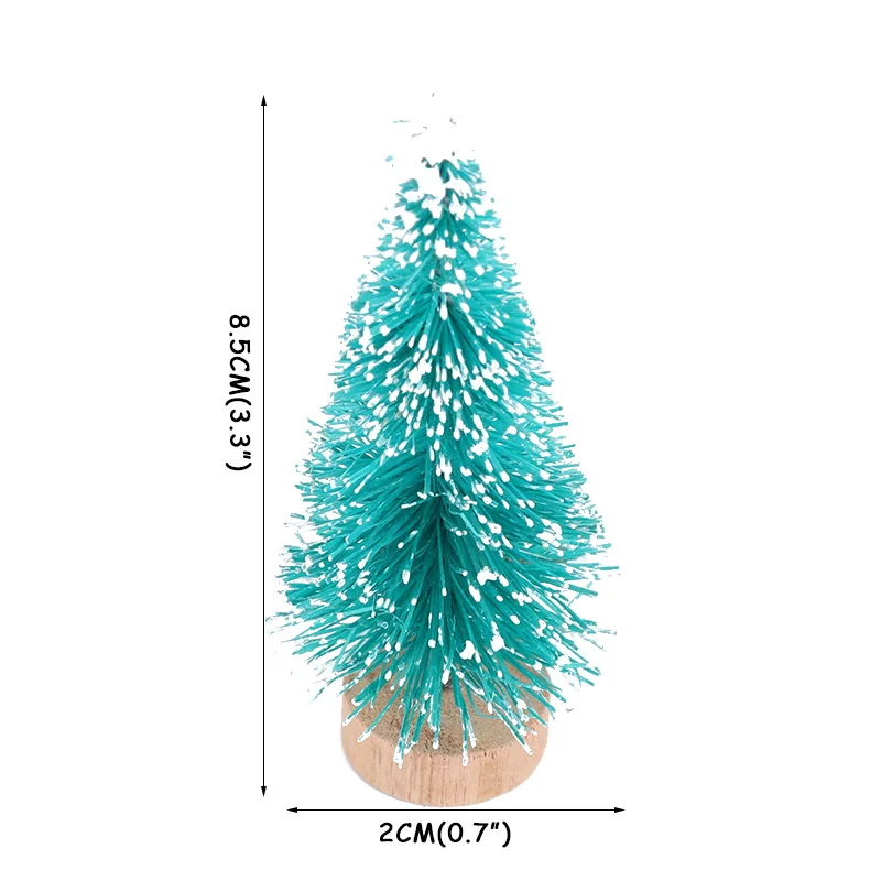 8 шт. разные размеры Рождественская елка веселое Рождественское украшение для дома мини-деревья, помещенные в рабочий стол домашний декор Navidad