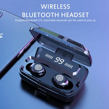 

2000mAh 6D Stereo TWS Bluetooth 5.0 Headset Wireless Hifi Music Earbuds HD Call In-ear Sport Headphones Waterproof Earphones