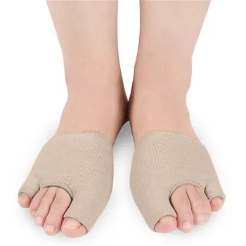 

S L Code 1 Pair U-shaped Screw Foot Cover Toe Valgus Corrector Socks Front Foot Pad Half Sleeve Socks Toe Correction Pad