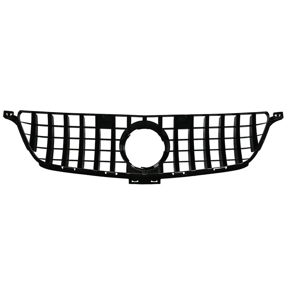Для Mercedes Benz ML Class W166 AMG GT R grill ML300 ML320 ML350 ML400 ML450 2012 2013 передняя решетка верхняя сетка бампер