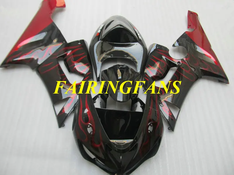 Motorcycle Fairing Body kit for KAWASAKI Ninja ZX6R 636 05 06 ZX 6R