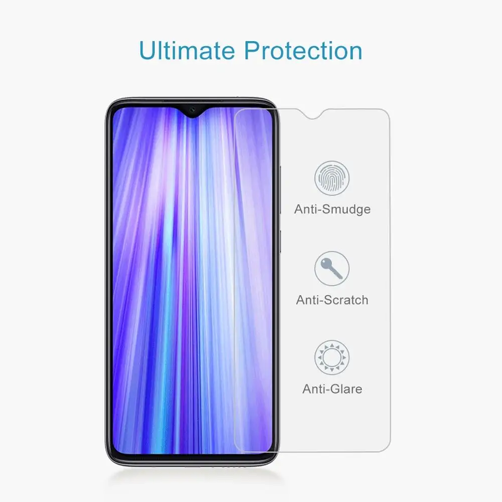 For Xiaomi Redmi Note 8 / Note 8 Pro Tempered Glass Film for Redmi Note 8 Pro / Note 8 Smartphone Screen Protector Screen Guard
