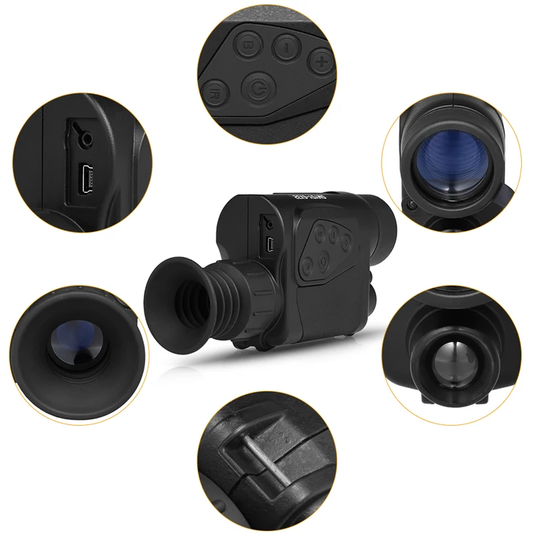 6x32 HD цифровое устройство ночного видения SD карта хранения может делать фотографии и видео монокуляр ночного видения прицел инфракрасный телескоп