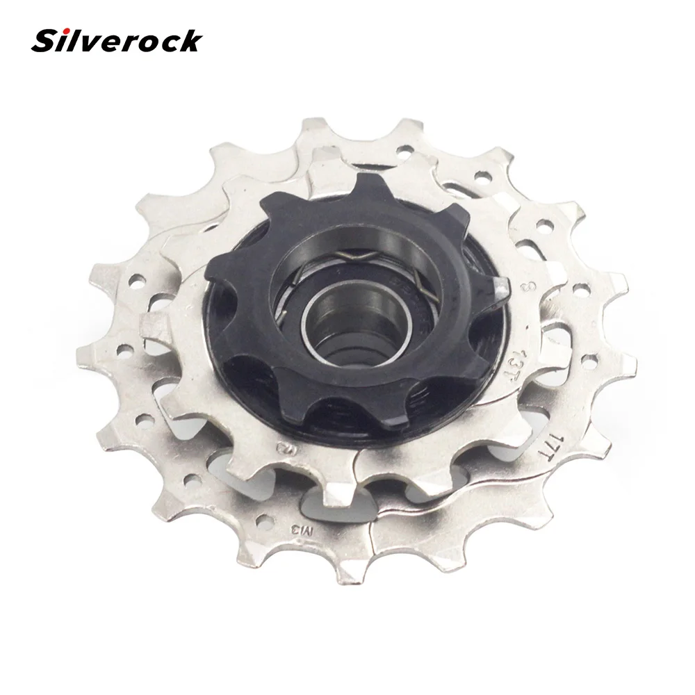 8 скоростная кассета SILVEROCK 9T 13T 17T подходящая для складывания велосипеда