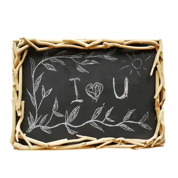 

Wooden Border Nordic Pastoral Style Romantic Small Blackboard Reminder Board Wall Decoration Wall Decoration Wall Hanging Decora