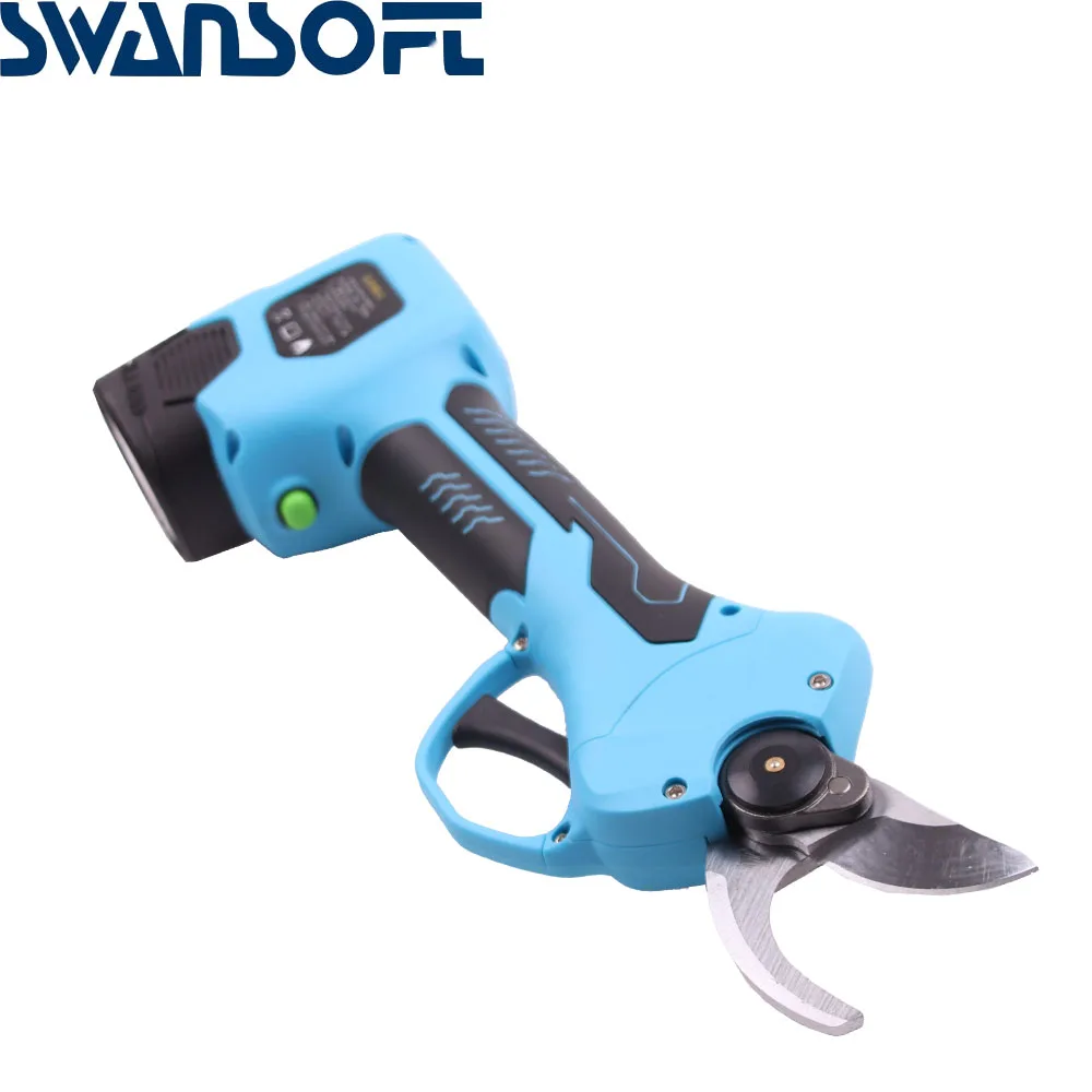 

SWANSOFT cordless pruning shears Pruning Shears Garden Pruner Secateur Branch Cutter Cutting Tool w/ 2x Battery