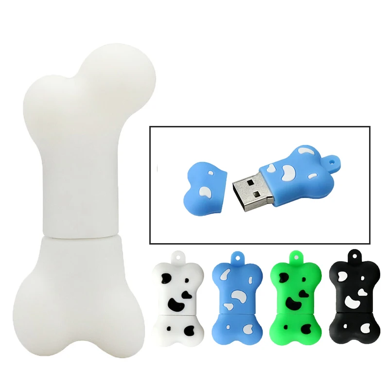 Милый щенок кость USB флэш-накопитель 4 ГБ 8 оперативной памяти 16 Гб встроенной