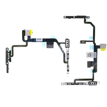 

Power Volume Button Mute Switch Flash Light Flex Cable with bracket Replacement for iPhone 8 8 Plus