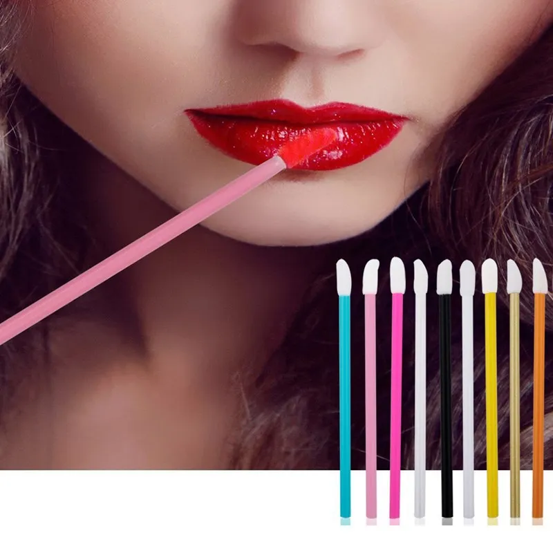 Disposable Lip Brush Eyelash Makeups Brushes Lash Extension Mascara Applicator Lipstick Wands Set Cosmetic Makeup Tools 50/5 Pcs makeup brush set makeup brush lip brush eyelashes brush eyelash brush makeup tool set makeup tool