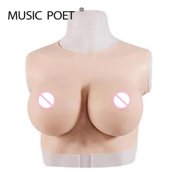 

MUSIC POET G cup Shemale Tits Artifical Breast Forms For Crossdressers Silicone Forms Of Female Breast Protheses Boobs