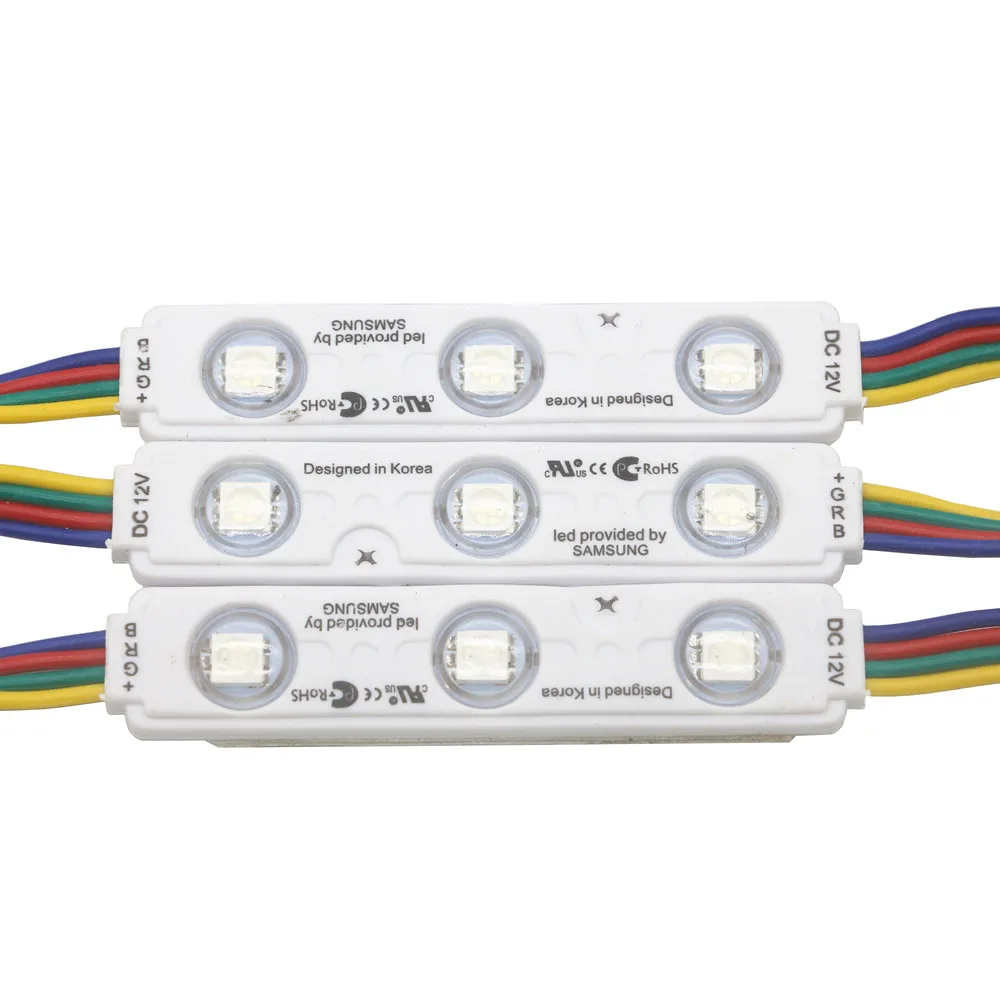 20 шт. Samsung Chip SMD 5050 3 светодиода/шт RGBW модуль освещения 12 В IP68 водонепроницаемые RGB