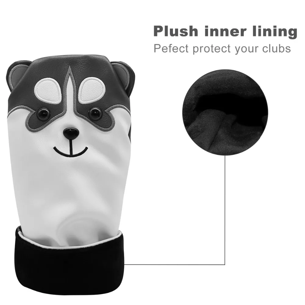 4 golf club head covers for drivers utility rescue fairway clubs,golf club headcovers, driver cover,utility cover,rescue cover fairway wood cover,UT cover