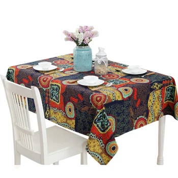 

Big deal Bohemian Mediterranean Style Tablecloths / Tablecloth Vintage Color Floral Tablecloth for Restaurant Table, Furniture S