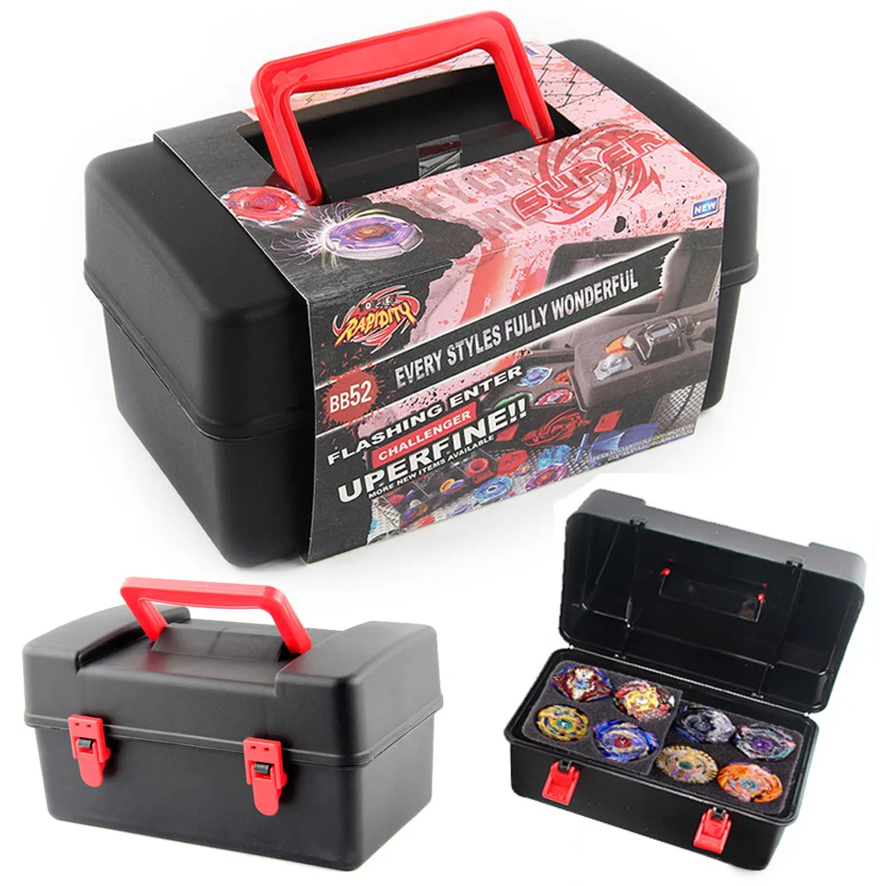 Toys For Children Portable Waterproof Box 8 In 1 Carrying Case For Beyblade Burst Spinning Top Kids Toys Brinquedos New