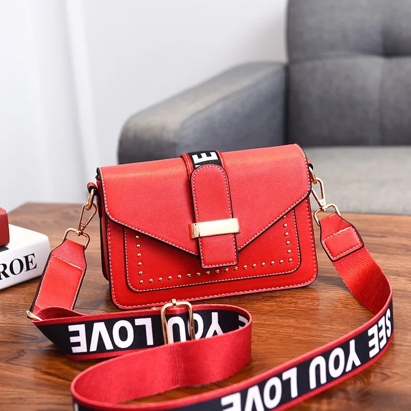 

2019 new single shoulder simple exquisite high quality fashion handbag women leather handbags