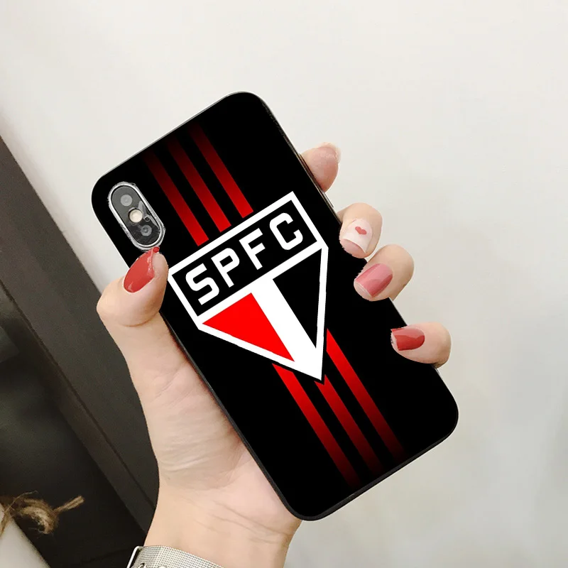 Чехол для телефона Bueno Milik для iphone DIY для Sao Paulo FC чехол черный мягкий TPU для iphone 11Pro X XR XS MAX 7 8 7plus 6 6S 5S SE 5