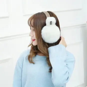 

Fashion Plush Ear-cap Cute Women Girls Warm Comfortable Earmuffs Protec A69C