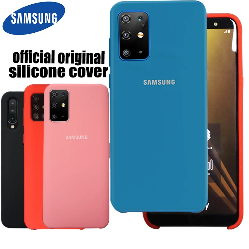 Чехол для Samsung A51 Оригинальный чехол из жидкого силикона шелковистый Galaxy A71 A41 A31